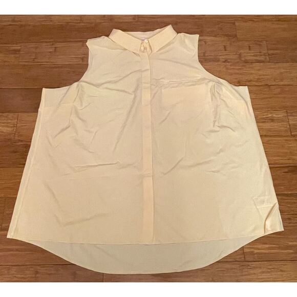 NWOT ATHLETA Urbanite ll Tank Yellow Top Womens‎ Size 3x - Picture 3 of 5